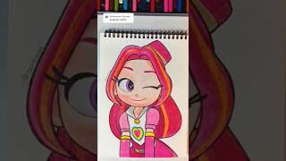 Drawing Red Ruby #redruby #art #rainbowbubblegem #shorts #youtubeshorts #drawing