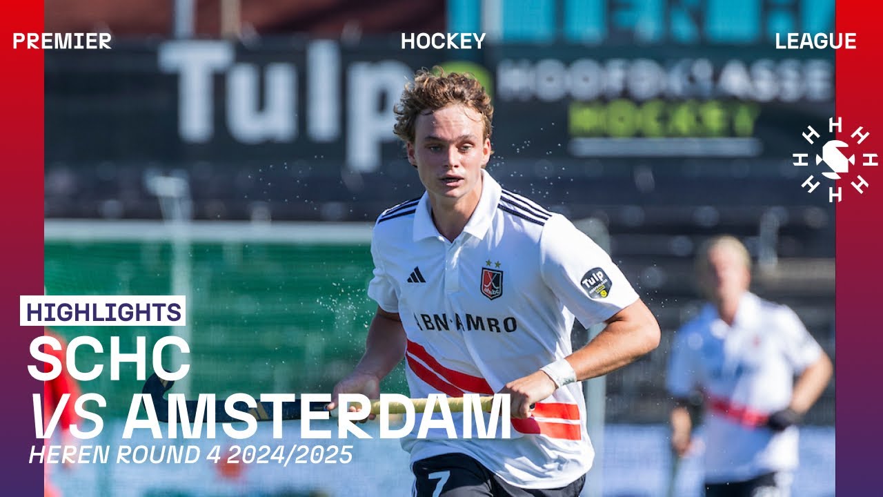 SCHC - Amsterdam 🏑 Tulp Hoofdklasse Heren ‘24/’25 RONDE 4 | Samenvatting
