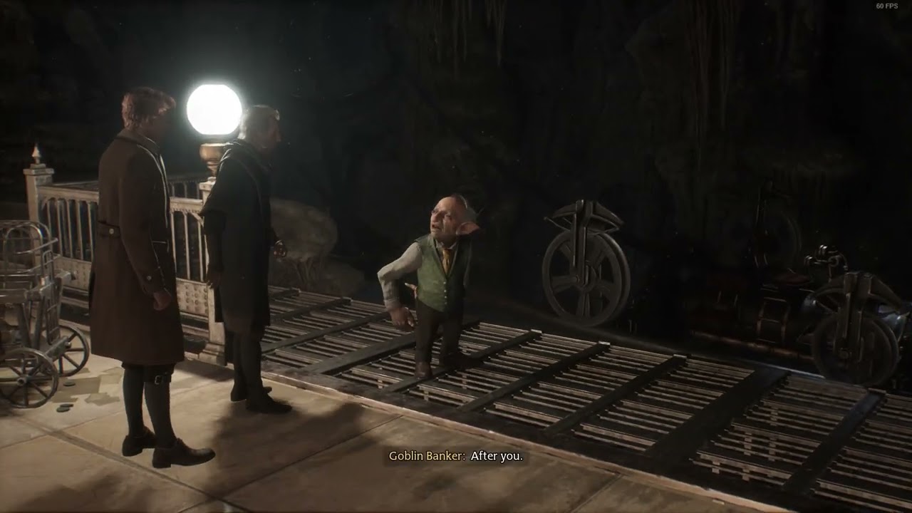 Cart Ride to Vault 12 at Gringotts Wizarding Bank (Hogwarts Legacy Gameplay)