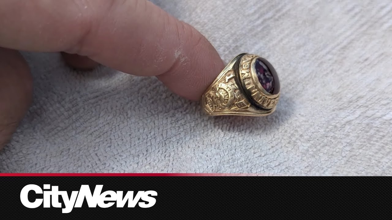 Ring lost at sea found after nearly 50 years - YouTube