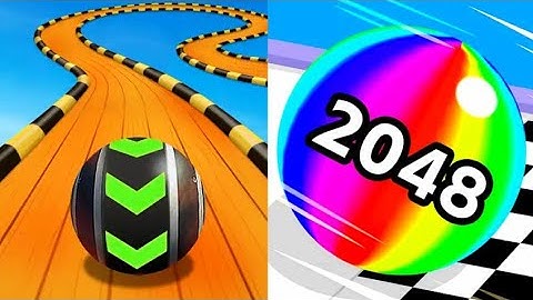 Sky Rolling Balls: Ball Game (70-73) Vs Ball Run 2048 (81-90)