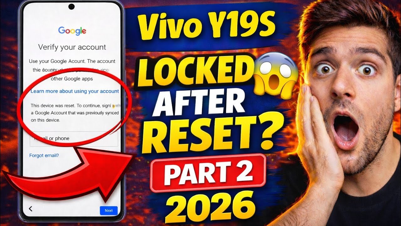 Vivo Y19s FRP Bypass 2026 | Without PC | Latest Security Patch | 100% Working | Part 2