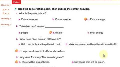Unit 11 Travelling in the Future English 7