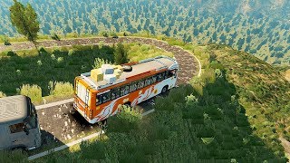 Bus Driving on Dangerous Road | World's Most Dangerous Roads | ETS2 screenshot 3
