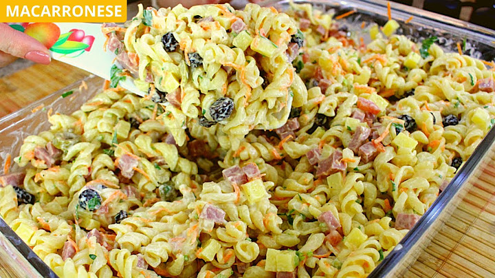 MACARRONESE SIMPLES E FÁCIL (Perfeita para o Natal)