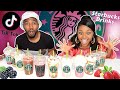 ON TESTE LES STARBUCKS TIKTOK DRINKS FAIT MAISON #5⎢D&B FOREVER