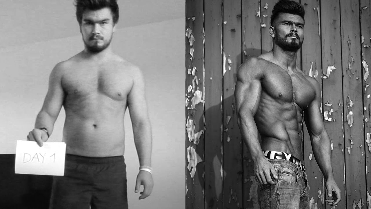 ONE YEAR INSPIRING TRANSFORMATION - FROM FAT TO MEN'S PHYSIQUE COMPETITOR - MOTIVATION 2016