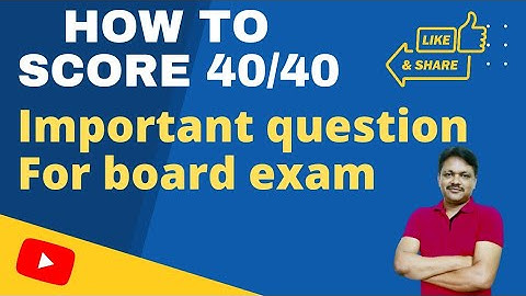 how to score 40/40 | important question applied maths class 12 | gaur Classes