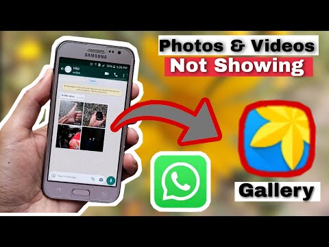 WhatsApp photos and videos not showing in android gallery