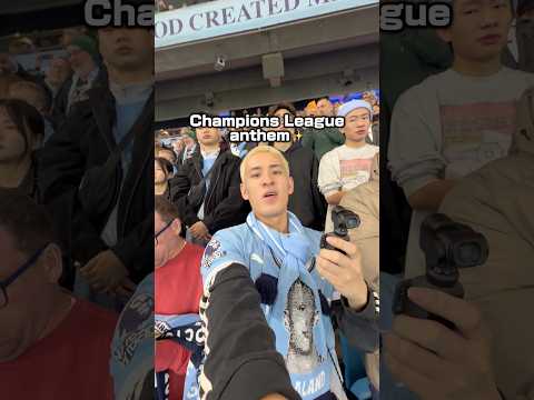 チャンピオンズリーグのアンセムがヤバすぎた #サッカー #フットボールのハナシ #マンチェスターシティ #manchestercity #チャンピオンズリーグ #ucl #海外サッカー