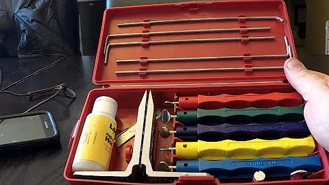 Lansky sharpening system Tutorial