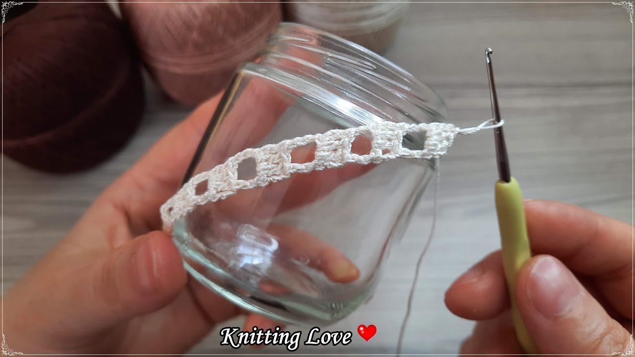 Tunisian Crochet Expert Shares Her Best Secrets for 2024 Glass Bottle Decoration