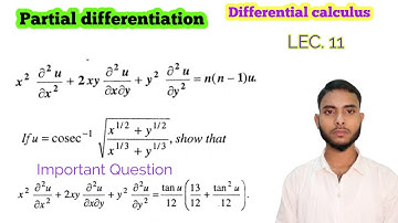 Differential calculus lecture 11 | Euler