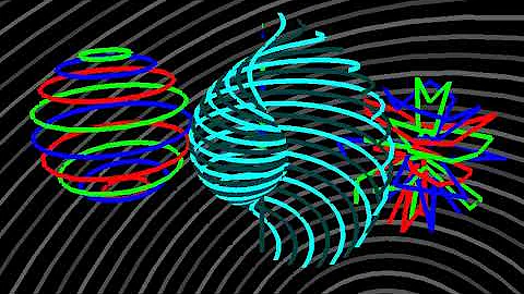 Lines sphere circles - threejs examples