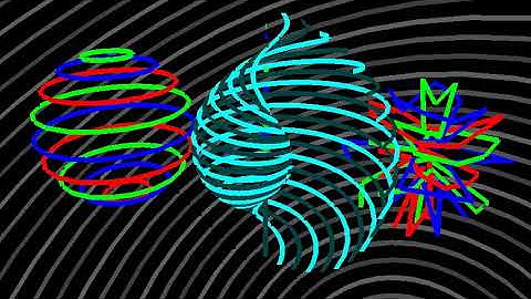 Lines sphere circles - threejs examples