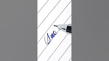 writing a name "Sachin" in cursive #shorts