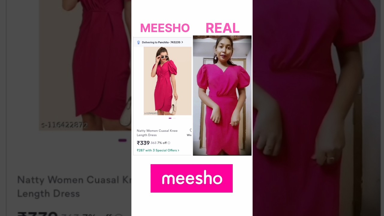 MEESHO VS REAL Western wear🌺🔥 