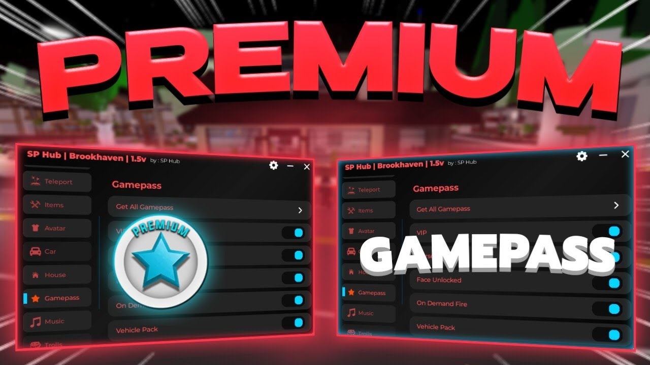 🔥 Brookhaven Script Get Gamepass Unlock Admin No No Key (Pastebin) OP