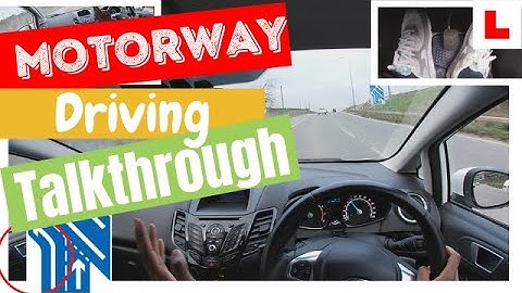 MOTORWAY DRIVING UK // POV Talk through with driving instructor