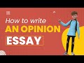 How to write an opinion essay for schoolexams