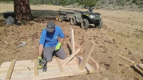 How to Assemble a Picnic Table Kit