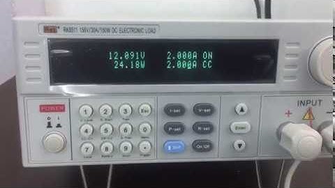 e sync technology solutions - LOAD TESTING VIDEO FOR AC-DC ADAPTER 12V/2A.
