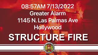 Famous LAFD: Firefighters Defend Neighboring Structures As Hollywood Theater Goes Up In Flames| July13,2022 Net Worth