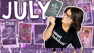 July TBR: Fantasy Romance and Dark Romance Books // Fan Fiction Readathon Picks