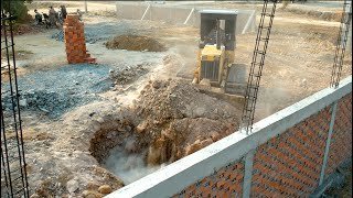 Perfectly Action Project Dozer Working Remove Small Canel And Push The Ground Near The Fence by TV Machine Cambodia 17,137 views 1 month ago 1 hour, 29 minutes