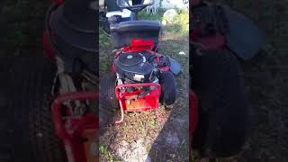 30 Inch Snapper Rider.18 Hp V Twin Briggs And Stratton.mower Had A 12 Hp On It.