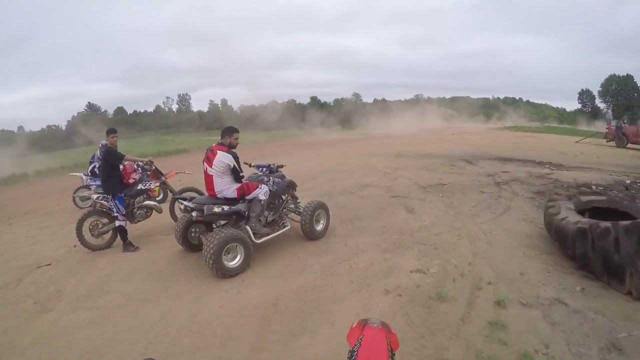 Crf450r trail ride - YouTube