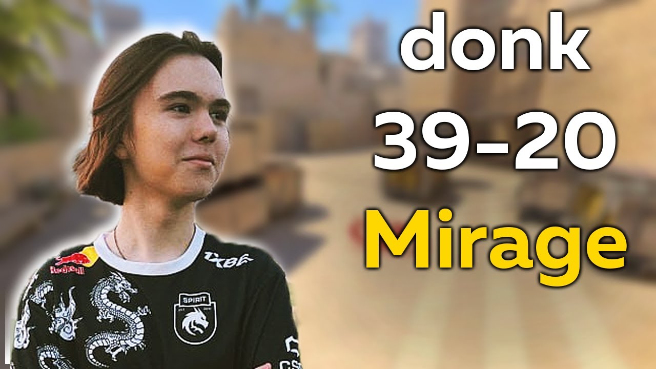 CS2 POV | donk [KD 1.95] (Mirage) FACEIT RANKED | 39-20
