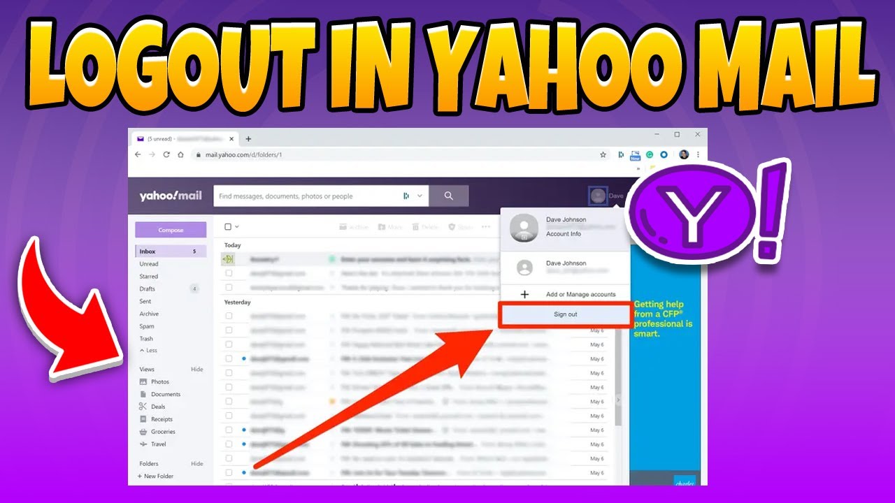 How to logout in Yahoo Mail 2026 | How to Sign Out of Your Yahoo Mail ...