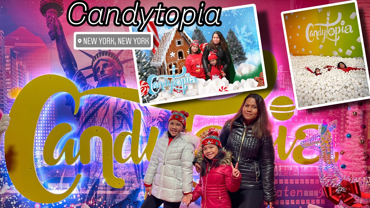 Candytopia New York 🍭🍬 I Sweetest Experience I PinoyFam in America I Vlog 