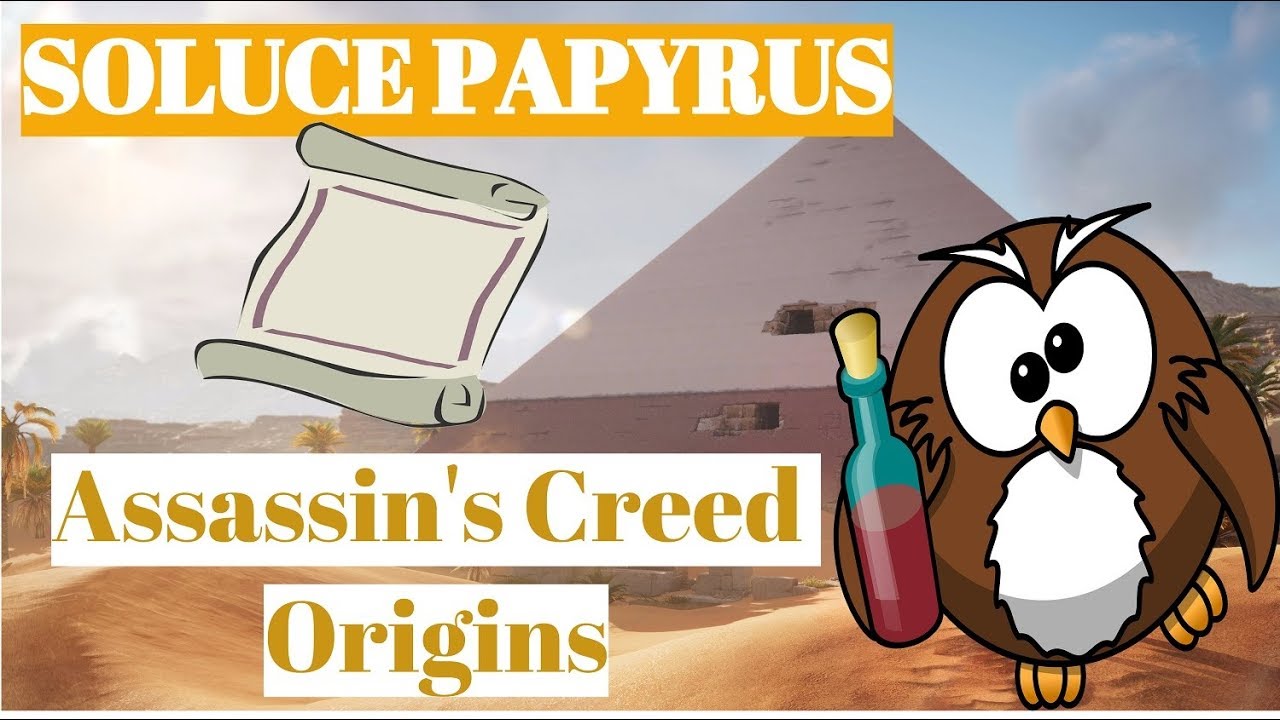 Assassin s Creed Origins Papyrus Champignon De Pierre
