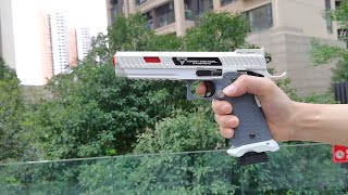 Combat Master 2011 Shell Ejection Soft Bullet Toy Gun 2022 - John Wick 3 Pistol