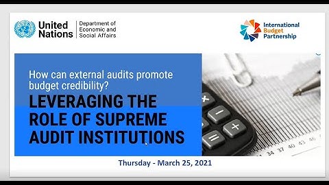 How can external audits promote budget credibility?