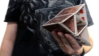 One Handed Triforce with Playing Cards Cardistry Move
