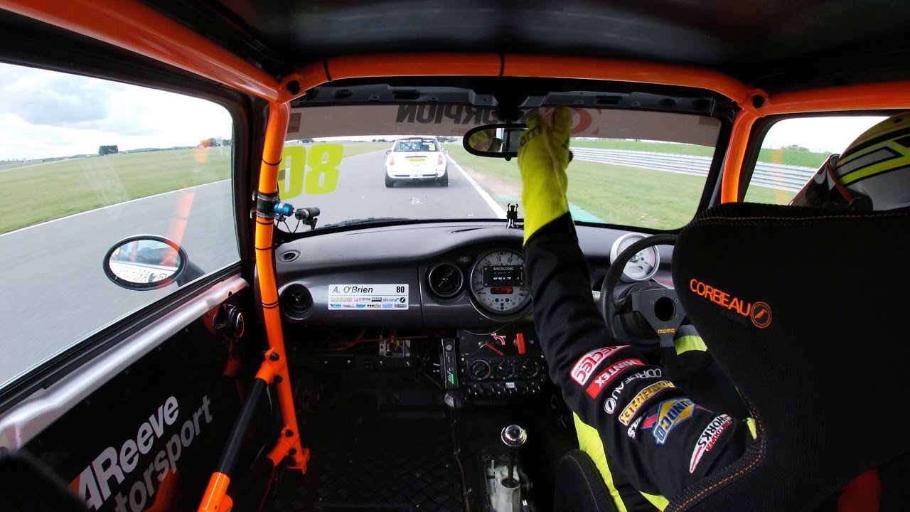 Archie O'Brien at Snetterton - MINI Challenge Cooper - Last to First in 2 (and a bit) Laps