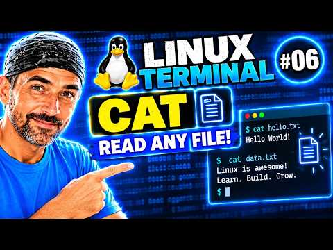 🚀 Linux Terminal #06 – cat Explained Simply