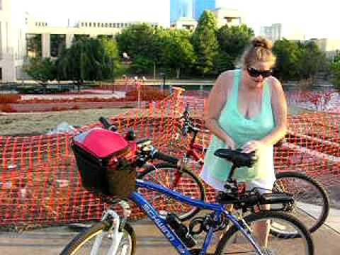 Deb's New Bike Tricks You too Can Learn!! Just Cal...