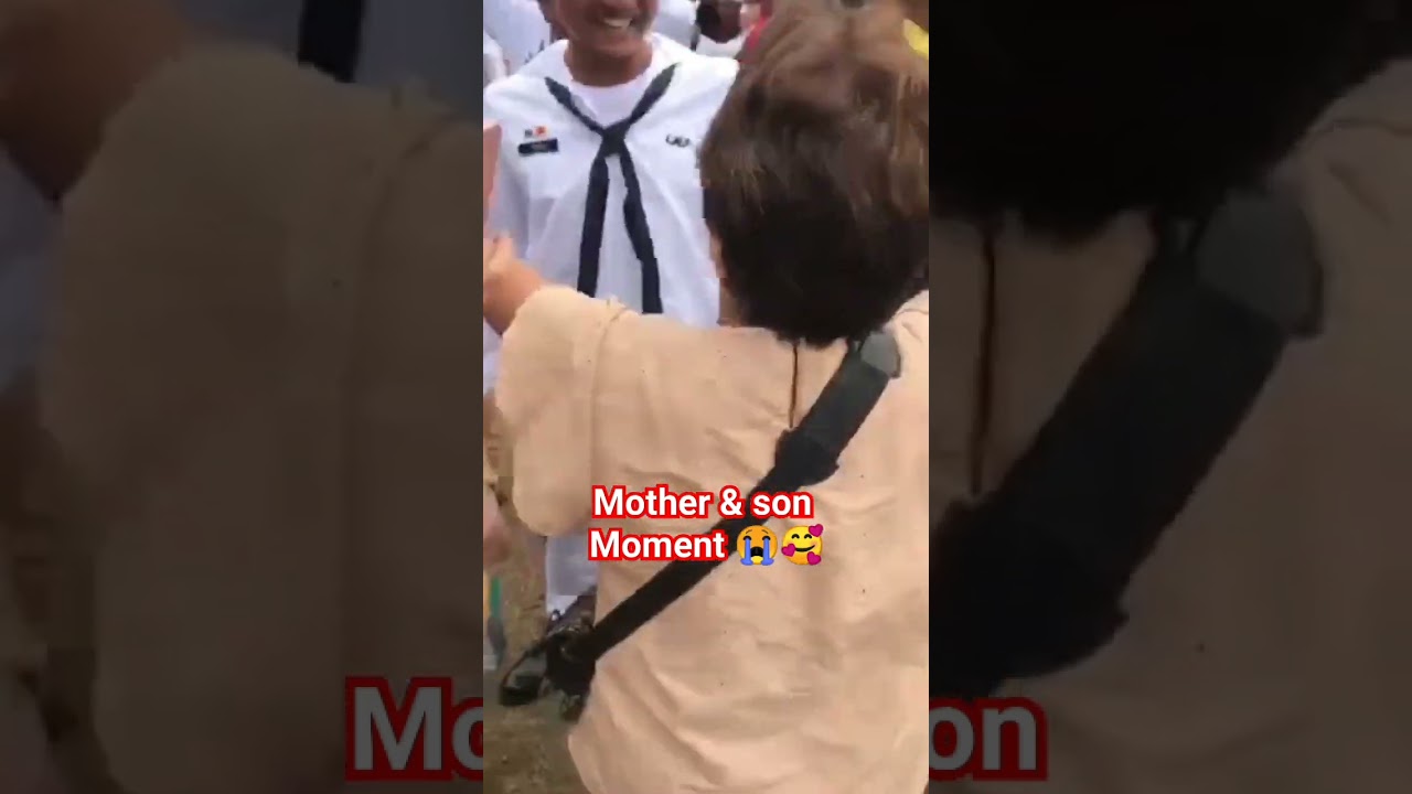Philippine navy graduation mother and son moment 