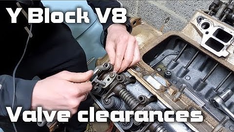 Ford Y block V8 in a 1950 Shoebox Ford: Setting valve lash / clearances with high ratio rockers