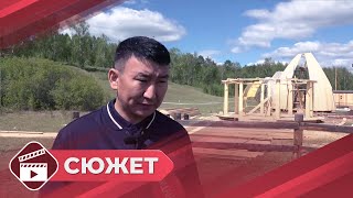 Зампред правительства Якутии Сергей Местников осмотрел строящиеся объекты Ысыаха Олонхо в Амге