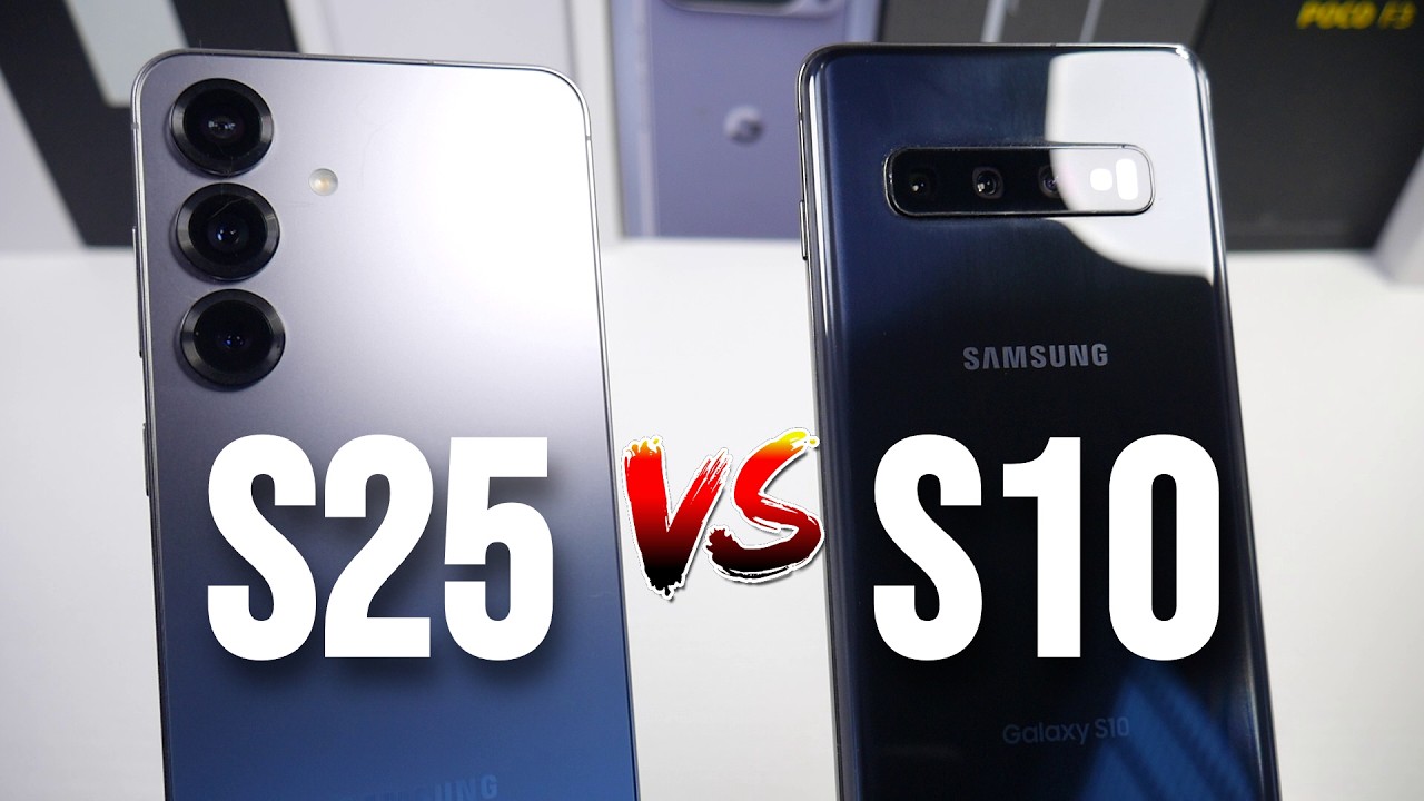 Samsung Galaxy S25 против Samsung Galaxy S10 в 2026 году! Насколько далеко мы продвинулись?