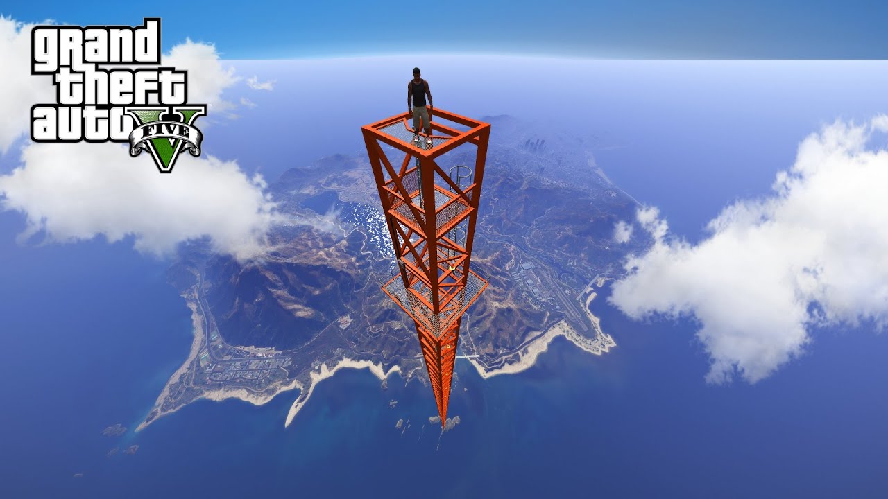 gta 5 monter en haut de la tour