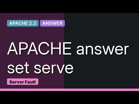 How to set up Apache 2 to serve only subdirectories? (4 Solutions!!)