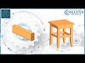 Уроки Компас 3D.Царга табурета