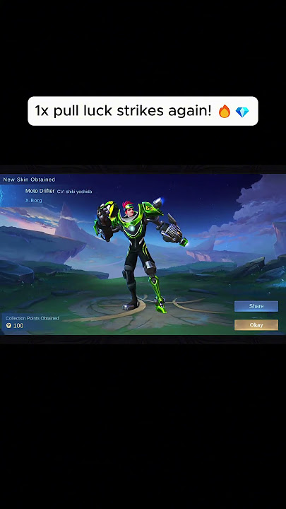 Got X.Borg’s Moto Drifter Skin in Just 1x Pull! 🔥💥