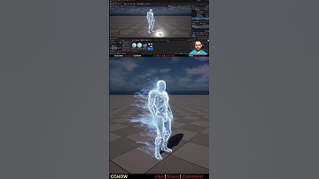 Создание визуальных эффектов ледяной ауры персонажа в Unreal Engine 5 Niagara ❄️🧊🚶